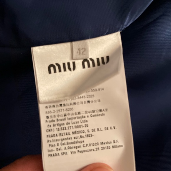 NWT MIU MIU JACKETS - Picture 3 of 4
